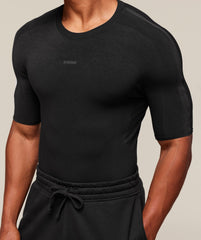everywear Warp Knit T-Shirt Black