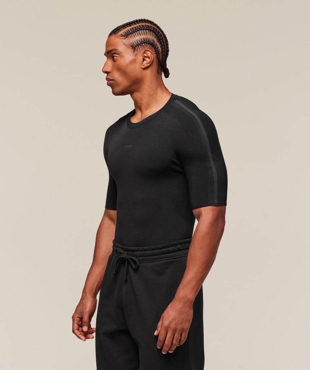 everywear Warp Knit T-Shirt Black