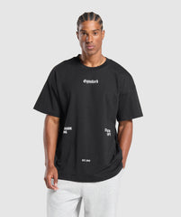 Strength Dept Graphic T-Shirt Black
