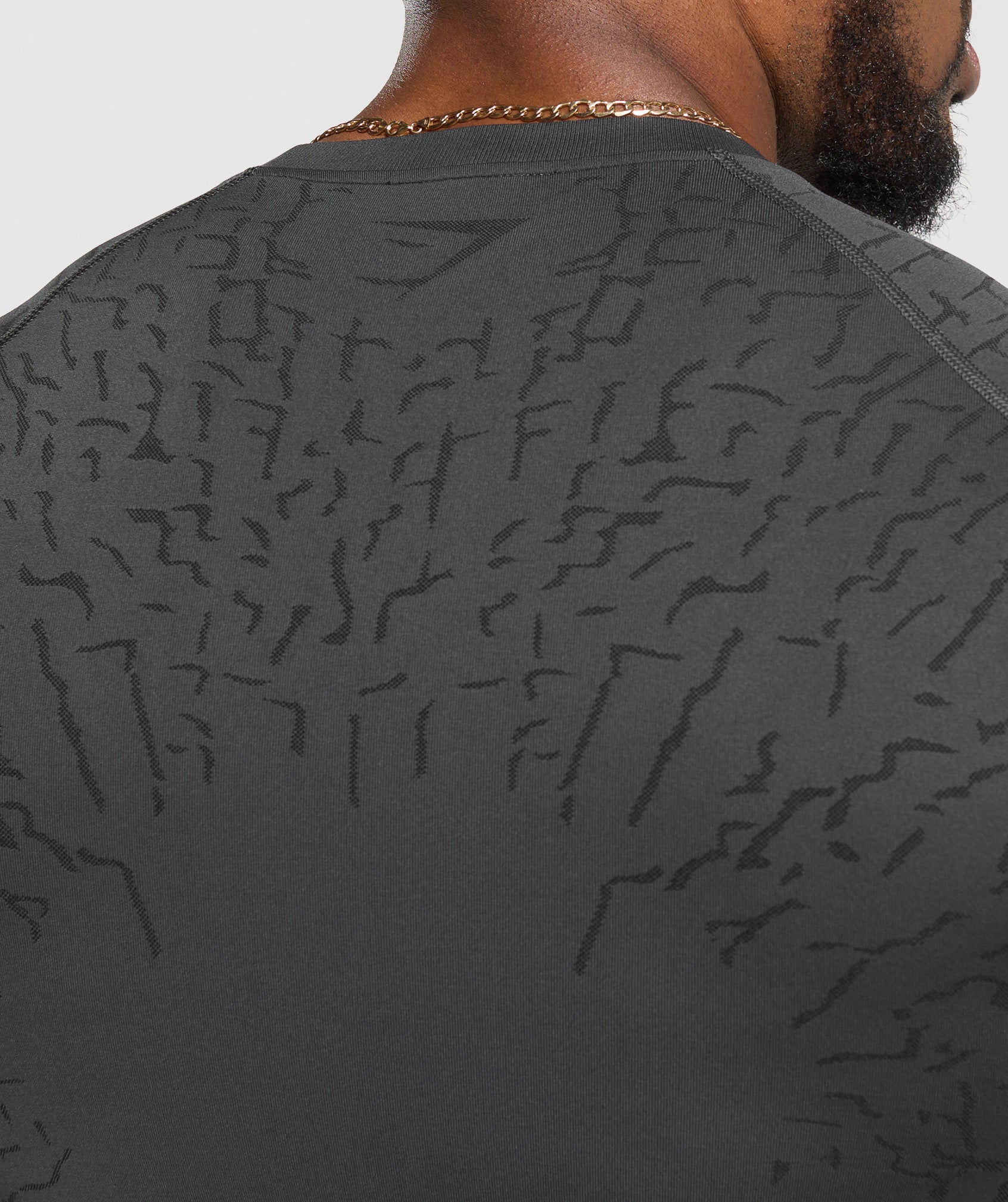 Tectonic Seamless T Shirt Asphalt Grey/Black