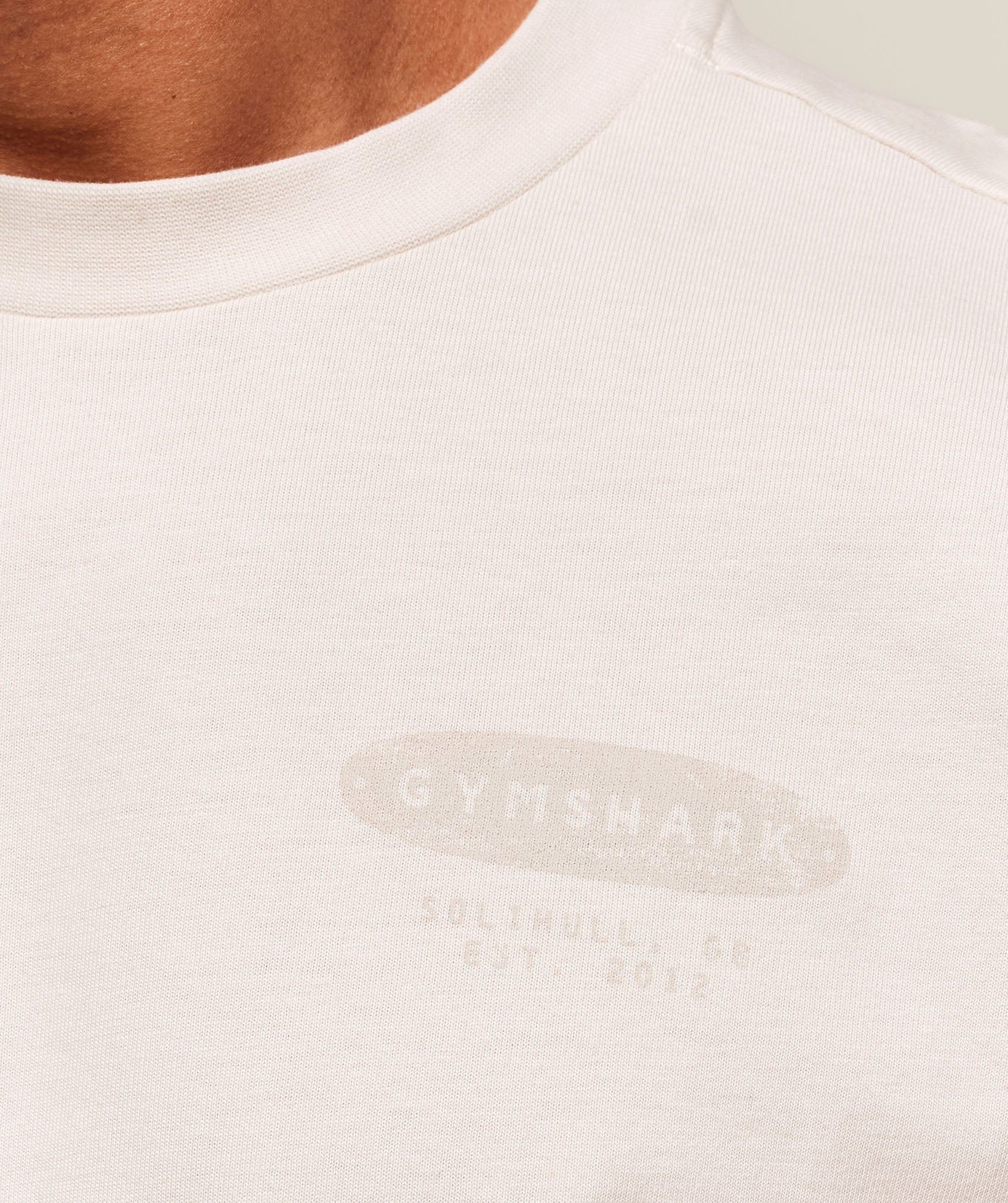 For The Lifters Boxy T-Shirt Oat White