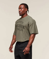 Lightweight Slub Textured T-Shirt Utility Green