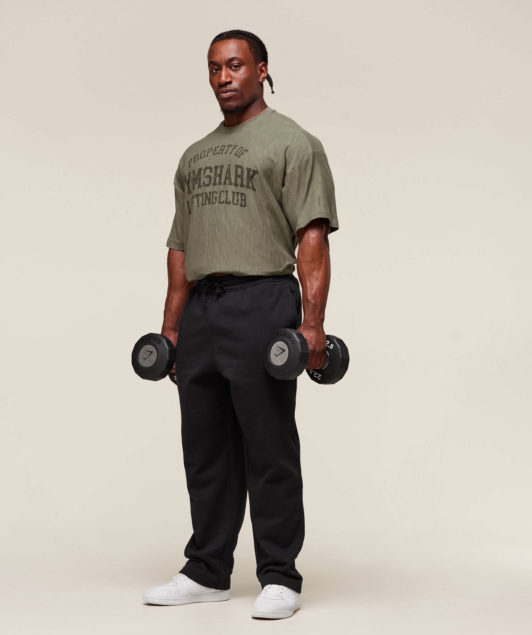 Lightweight Slub Textured T-Shirt Utility Green