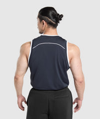 Mesh Tank Heavy Blue