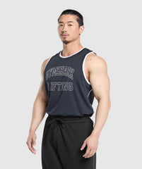Mesh Tank Heavy Blue