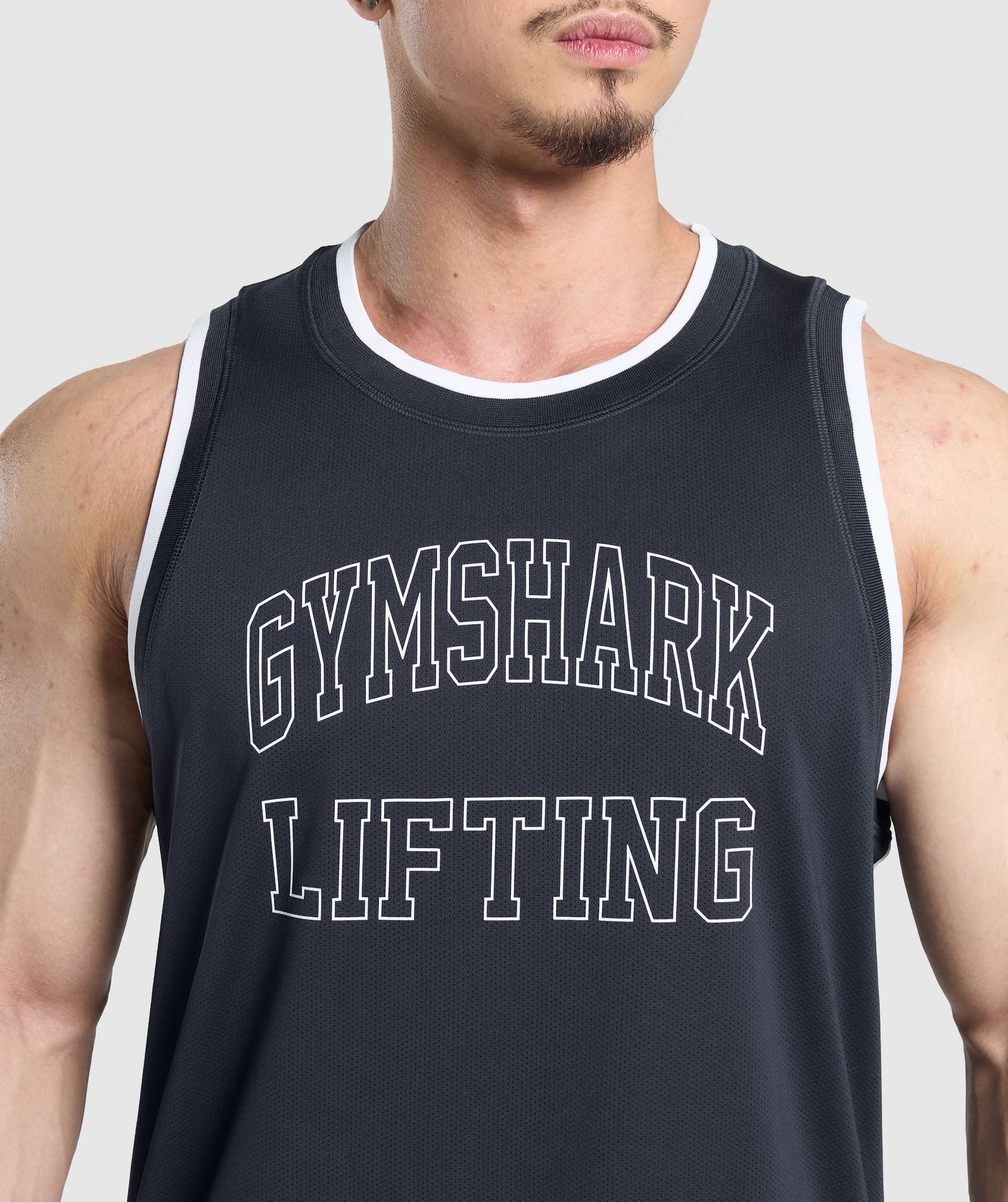 Mesh Tank Heavy Blue