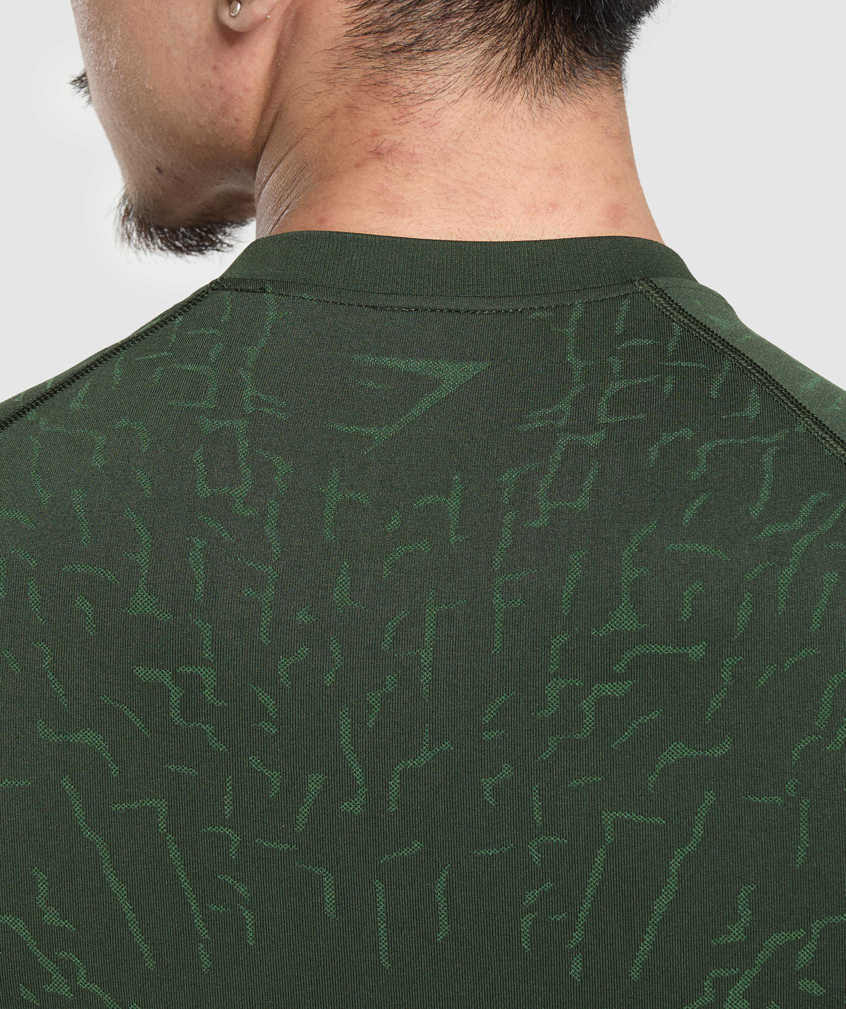 Tectonic Seamless T Shirt Trail Green/Classic Green