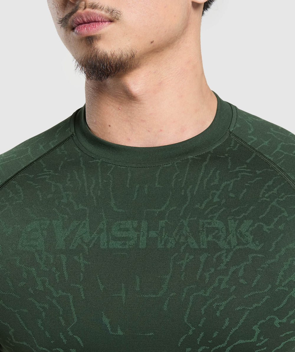 Tectonic Seamless T Shirt Trail Green/Classic Green