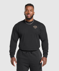Flying Weights Long Sleeve T-Shirt Black