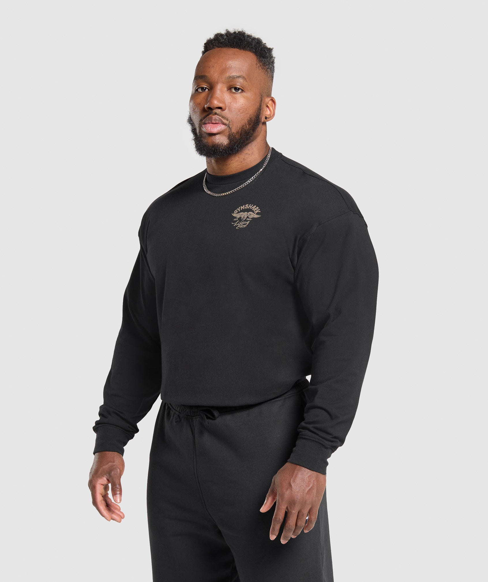 Flying Weights Long Sleeve T-Shirt Black