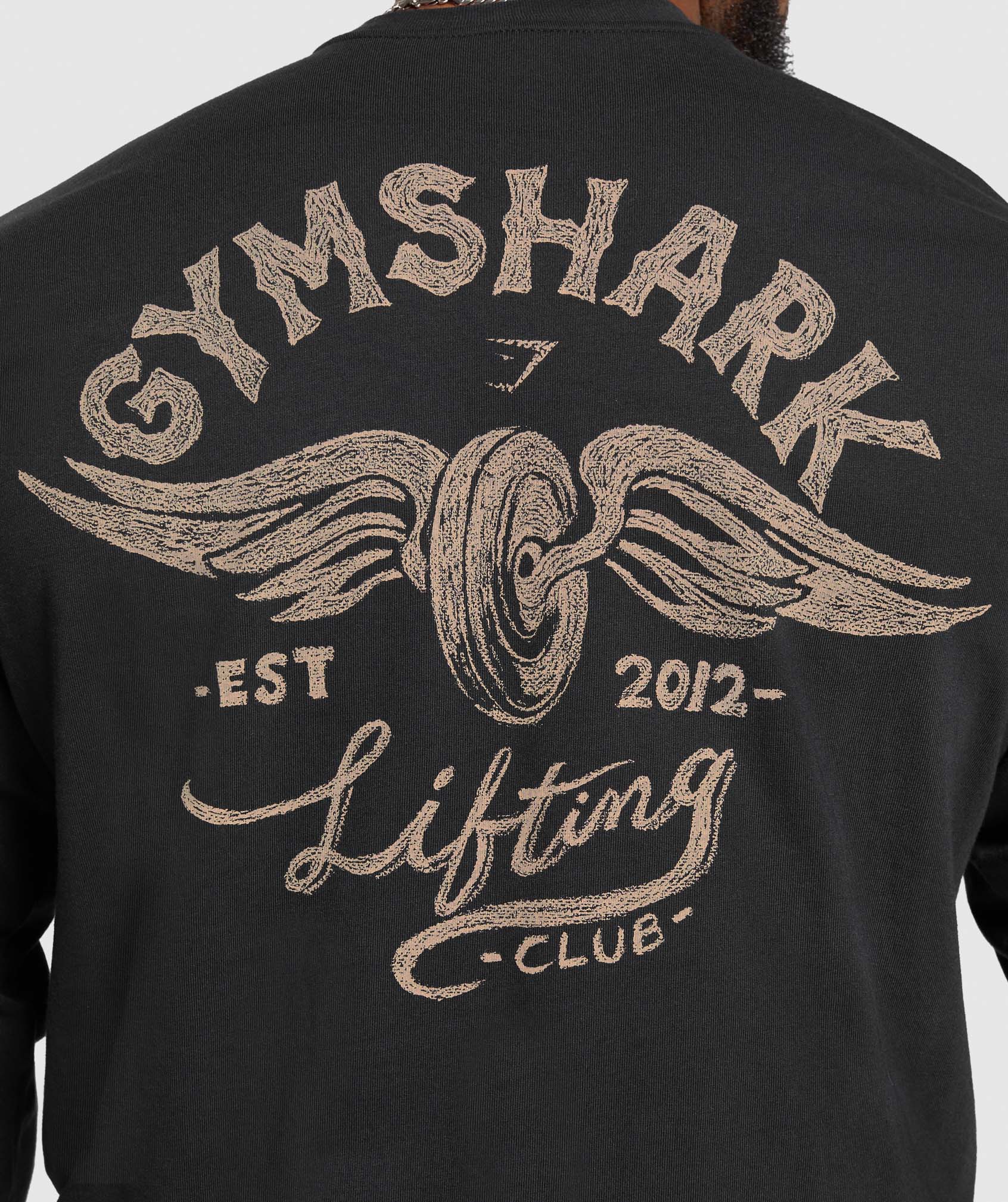 Flying Weights Long Sleeve T-Shirt Black