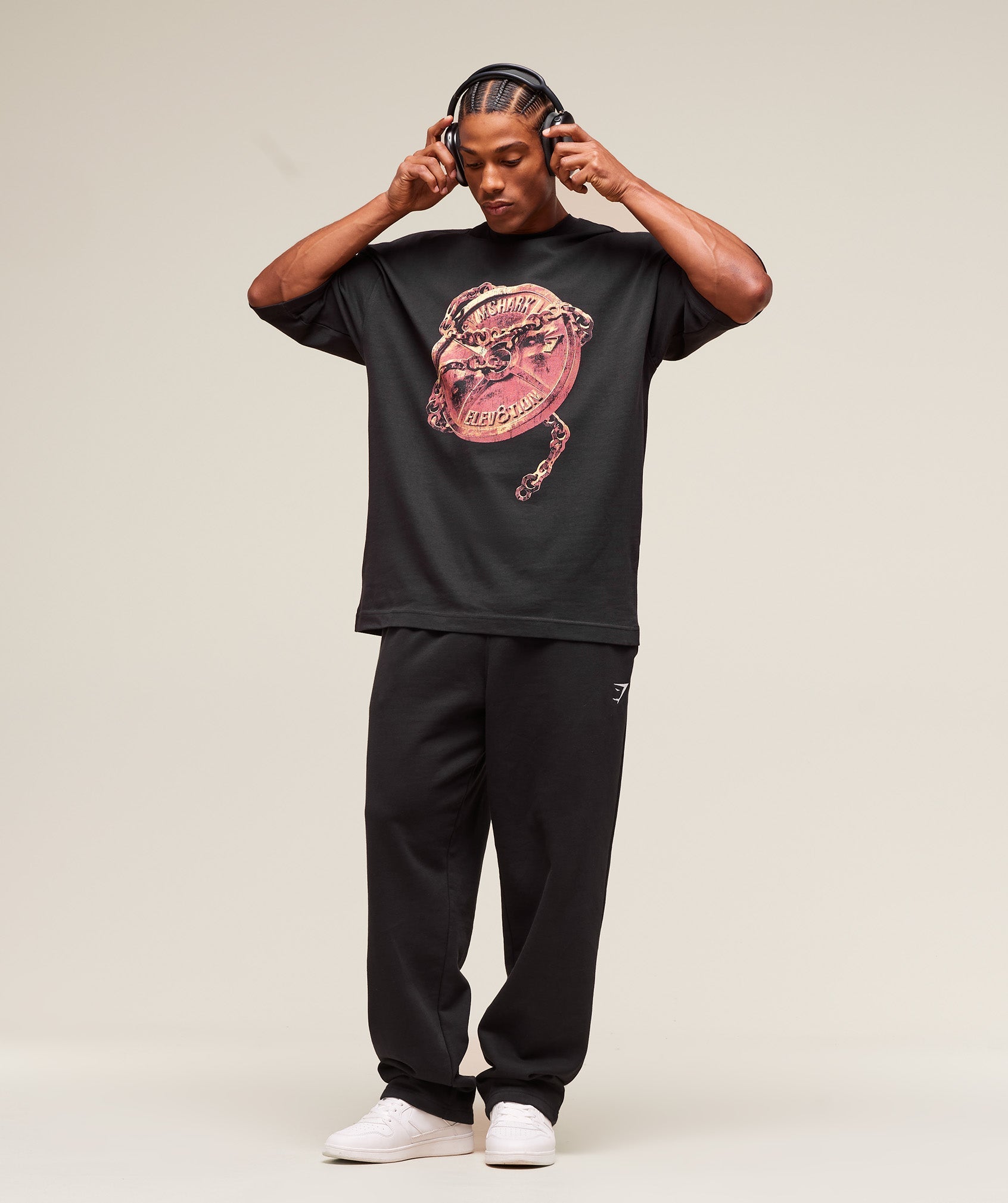 GS x Elev8tion Graphic Tee Black