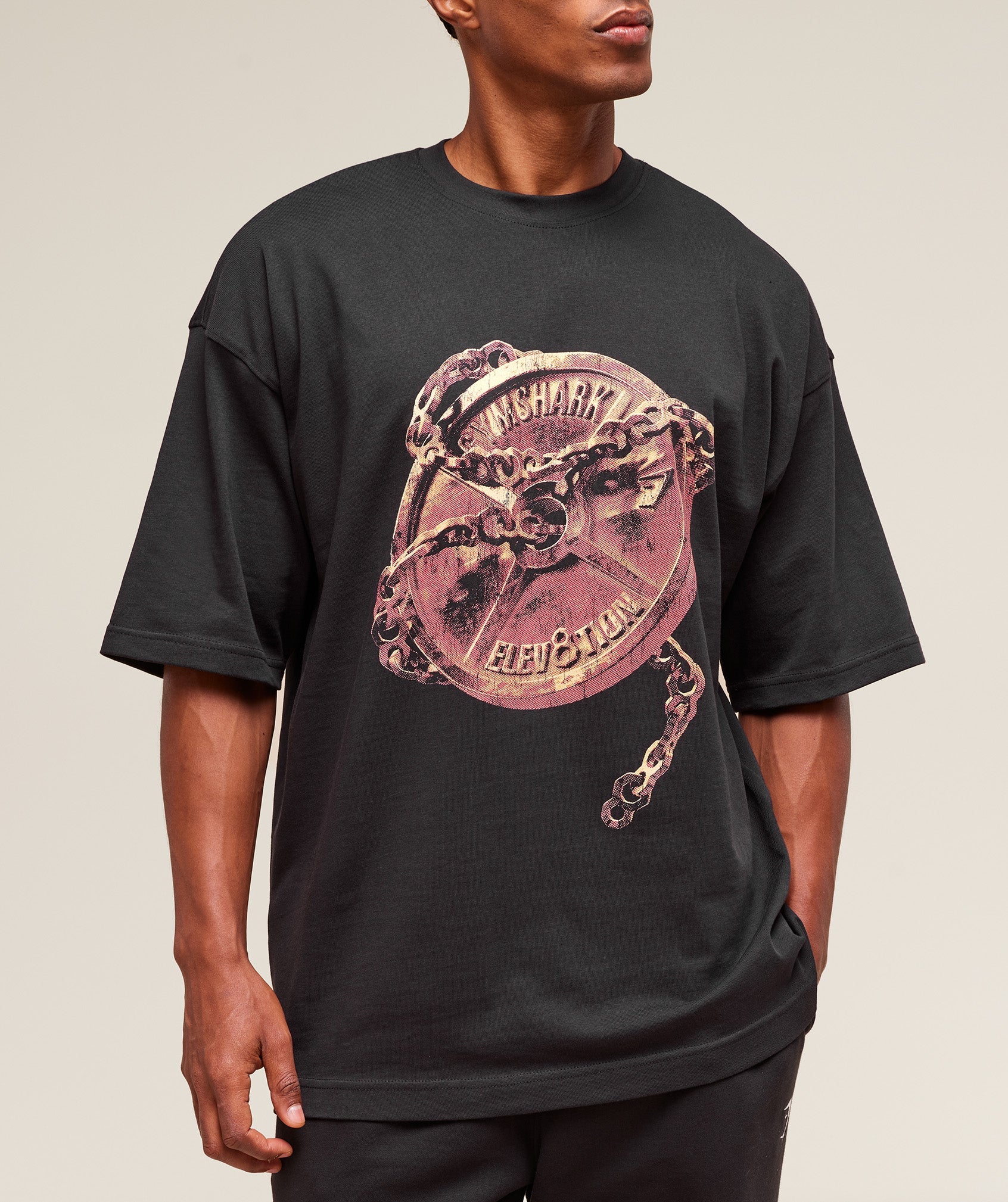 GS x Elev8tion Graphic Tee Black