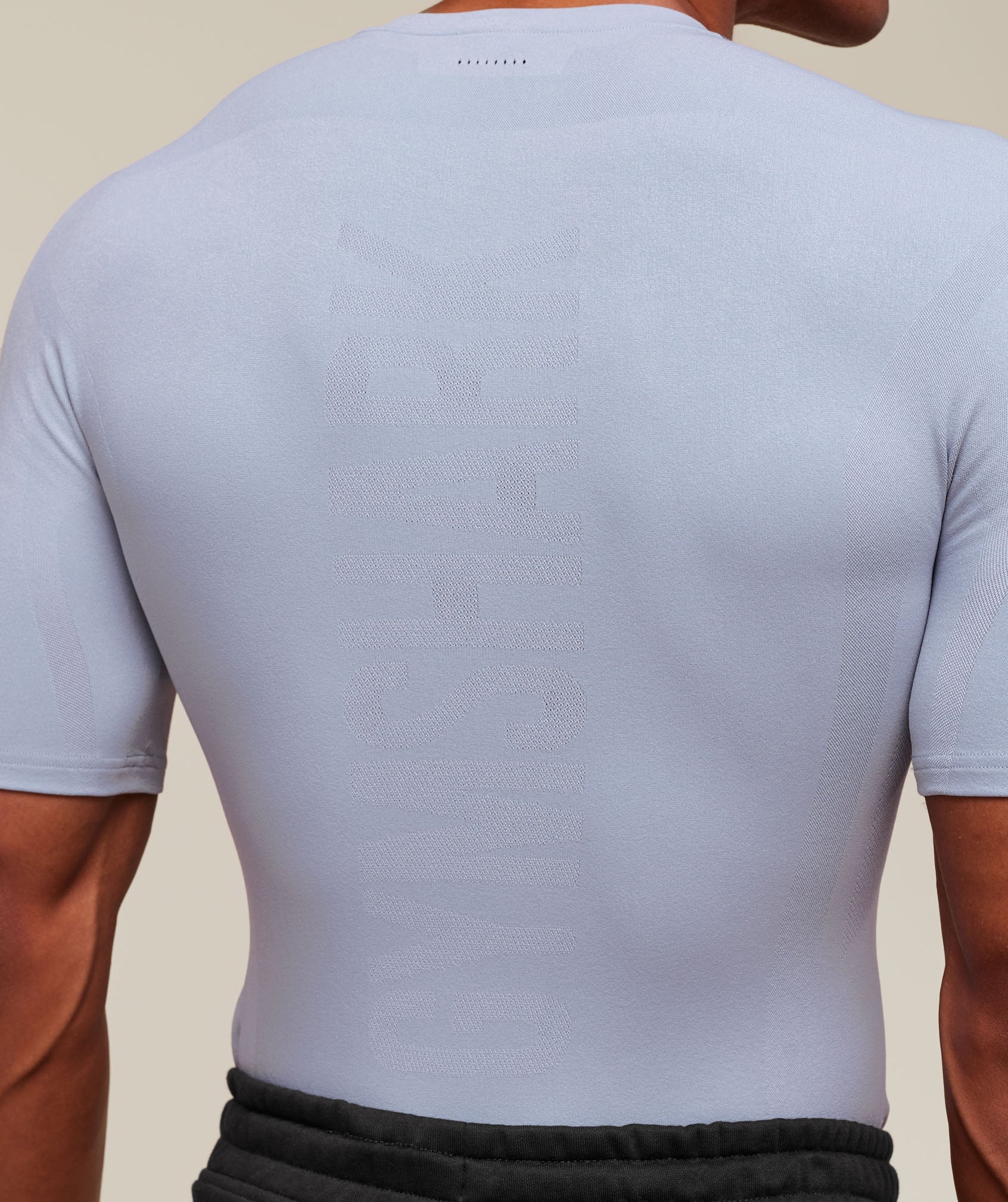 everywear Warp Knit T-Shirt Pale Blue