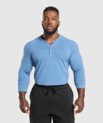 Legacy Henley Classic Blue
