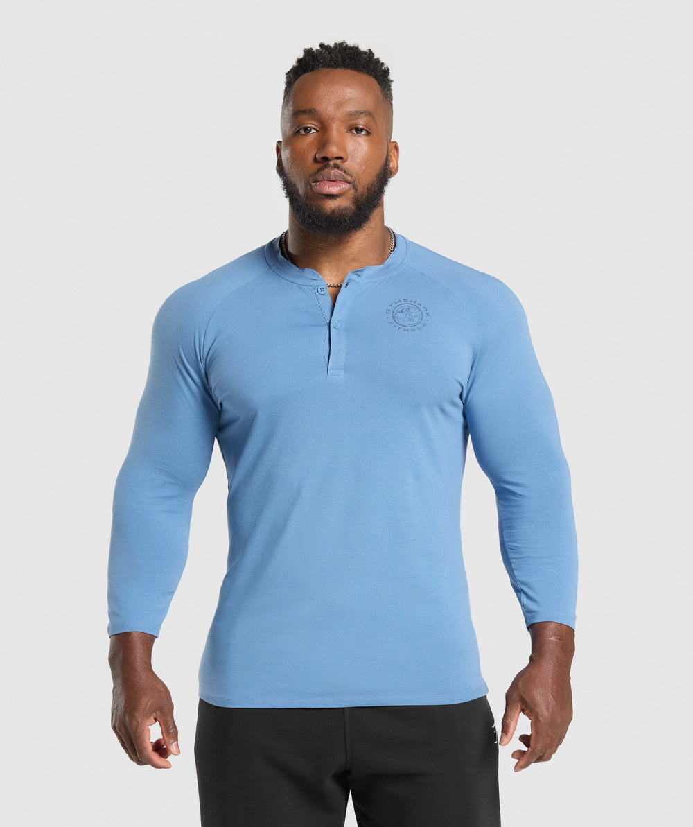 Legacy Henley Classic Blue