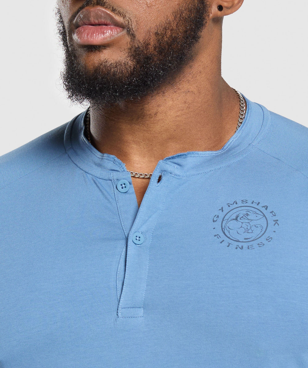 Legacy Henley Classic Blue