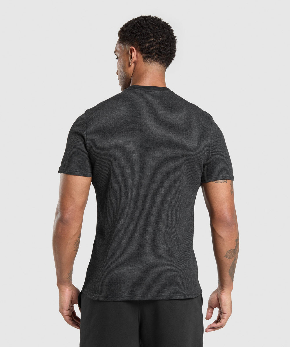 Waffle T-Shirt Black