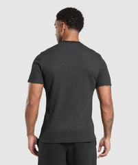 Waffle T-Shirt Black