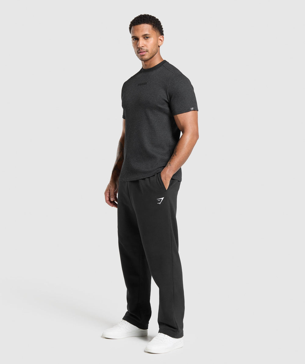 Waffle T-Shirt Black