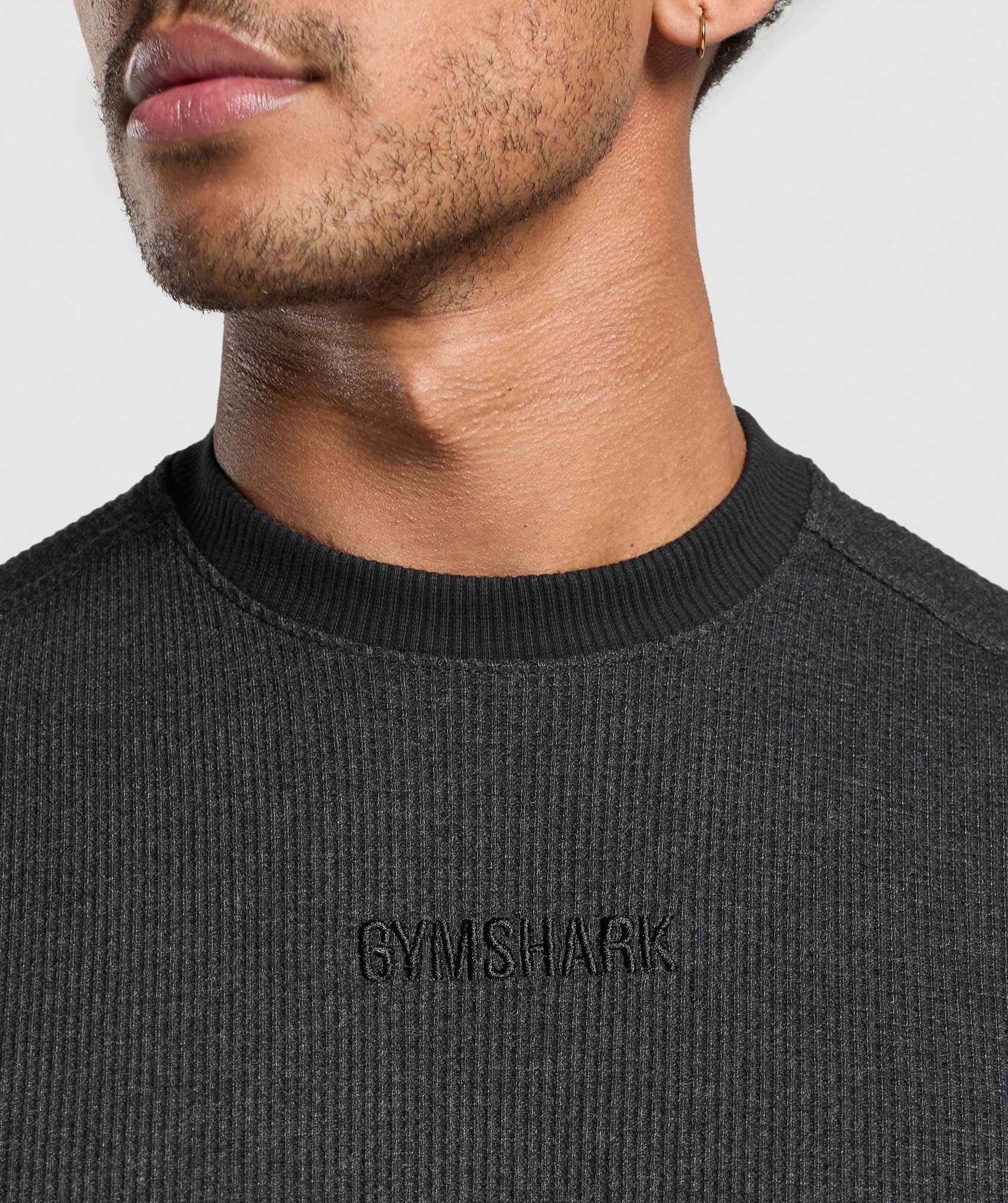 Waffle T-Shirt Black