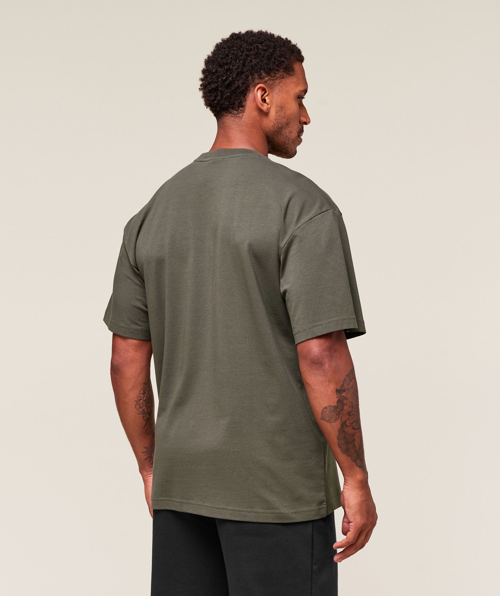 Essential Oversized T-Shirt Strength Green