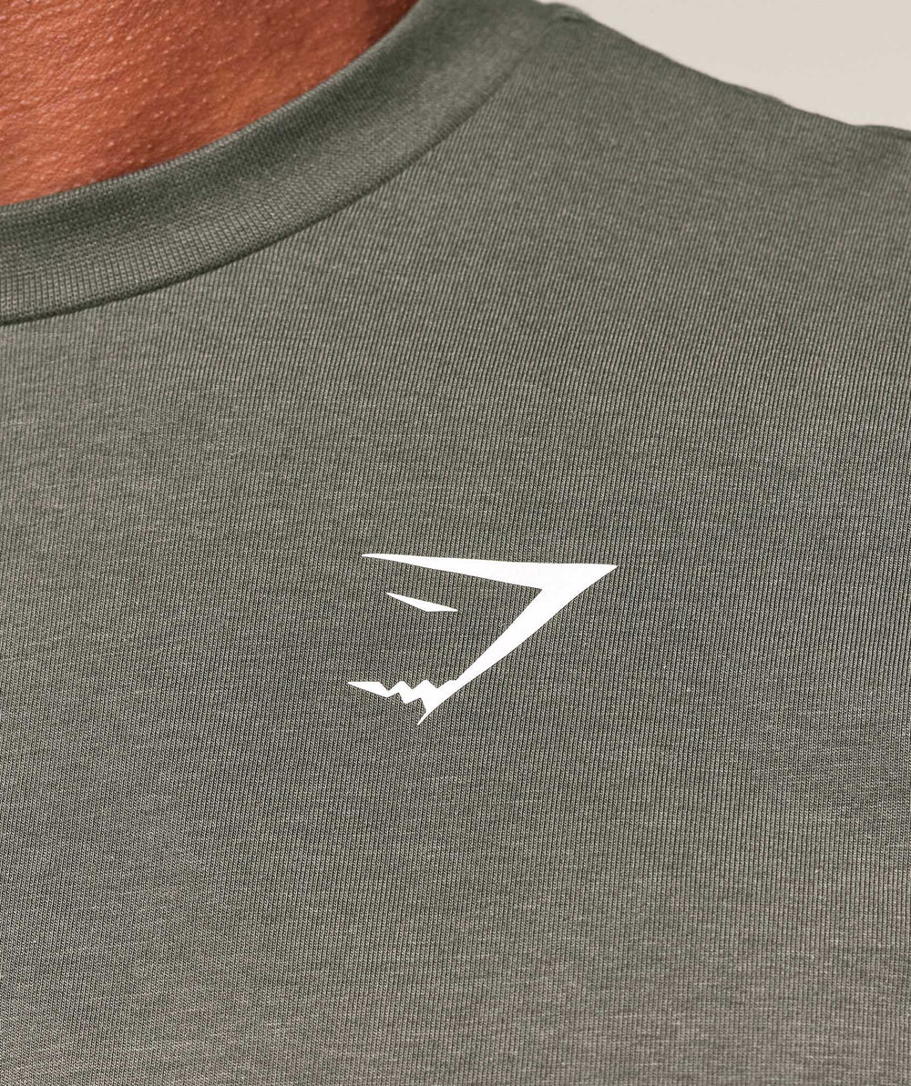 Essential Oversized T-Shirt Strength Green