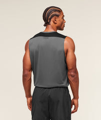 Arrival Block Tank Dark Grey
