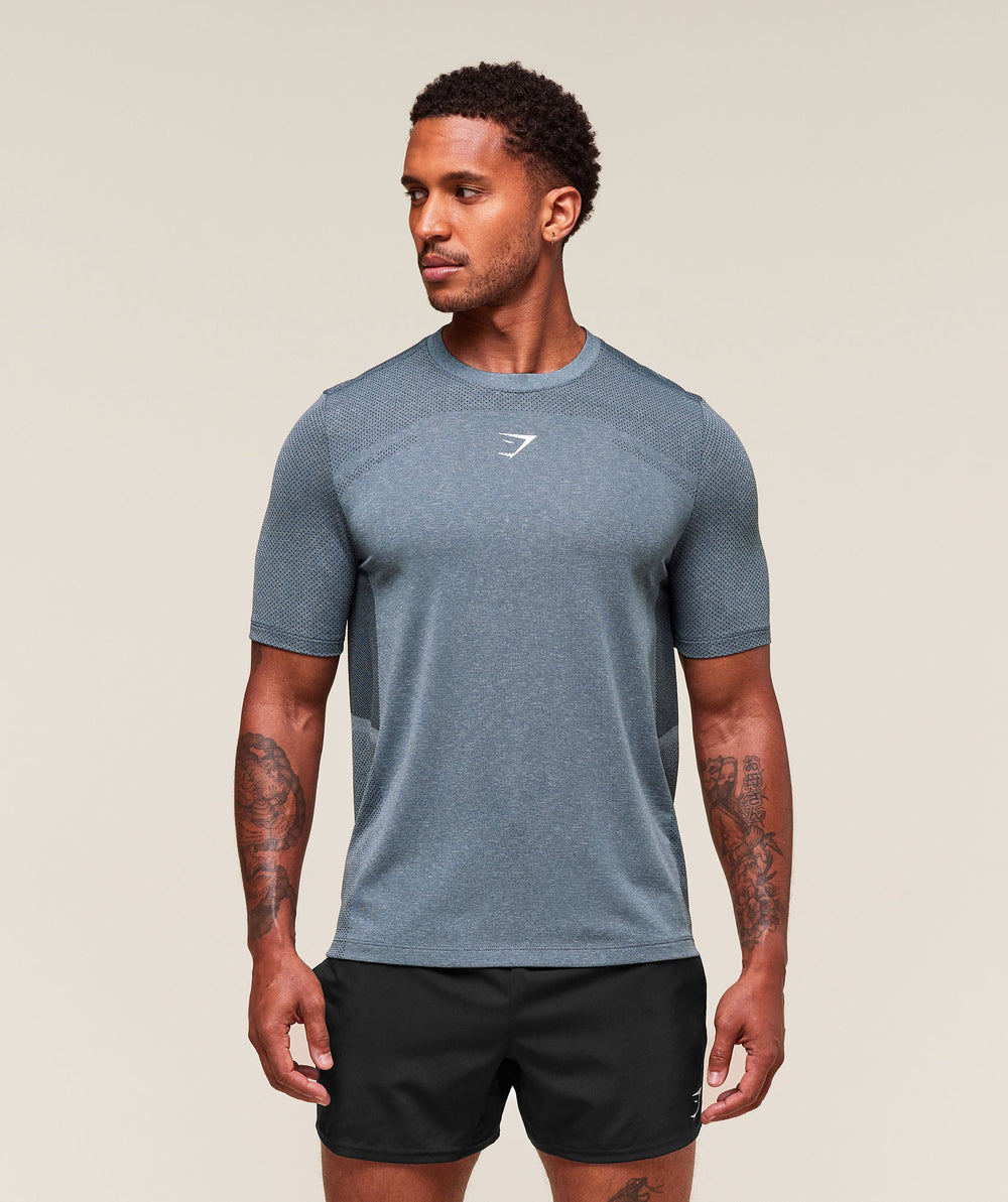 Lightweight Seamless T-Shirt Classic Blue/Success Blue