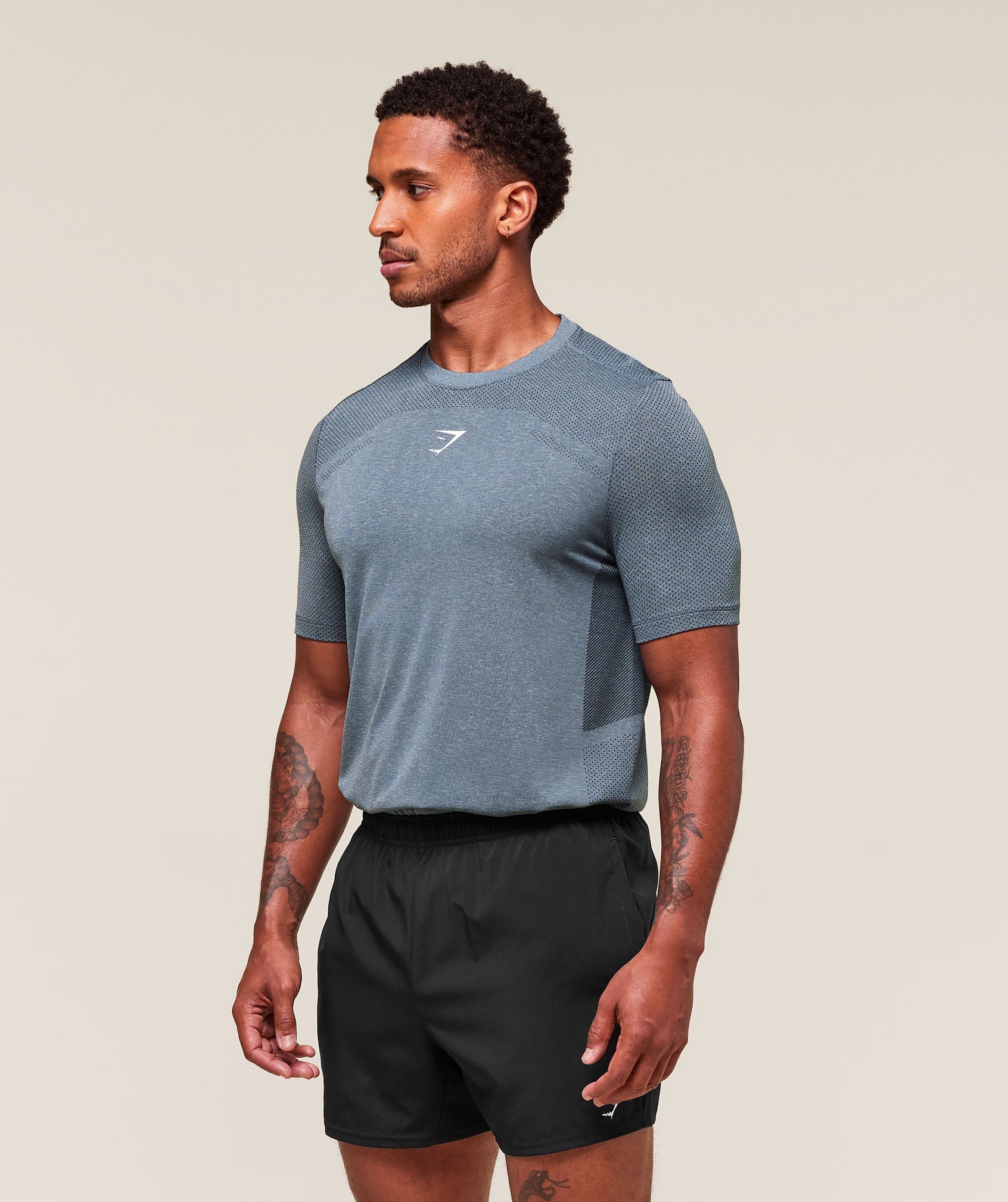 Lightweight Seamless T-Shirt Classic Blue/Success Blue