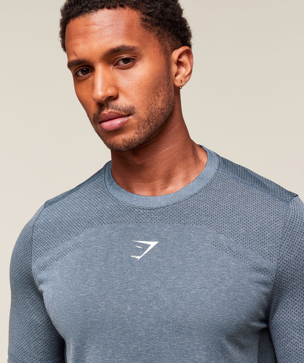 Lightweight Seamless T-Shirt Classic Blue/Success Blue