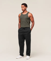 Washed Premium Ribbed Tank Strength Green
