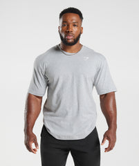 Power T-Shirt Light Grey Core Marl