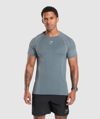 Apex Seamless T-Shirt Iron Blue/Cool Blue