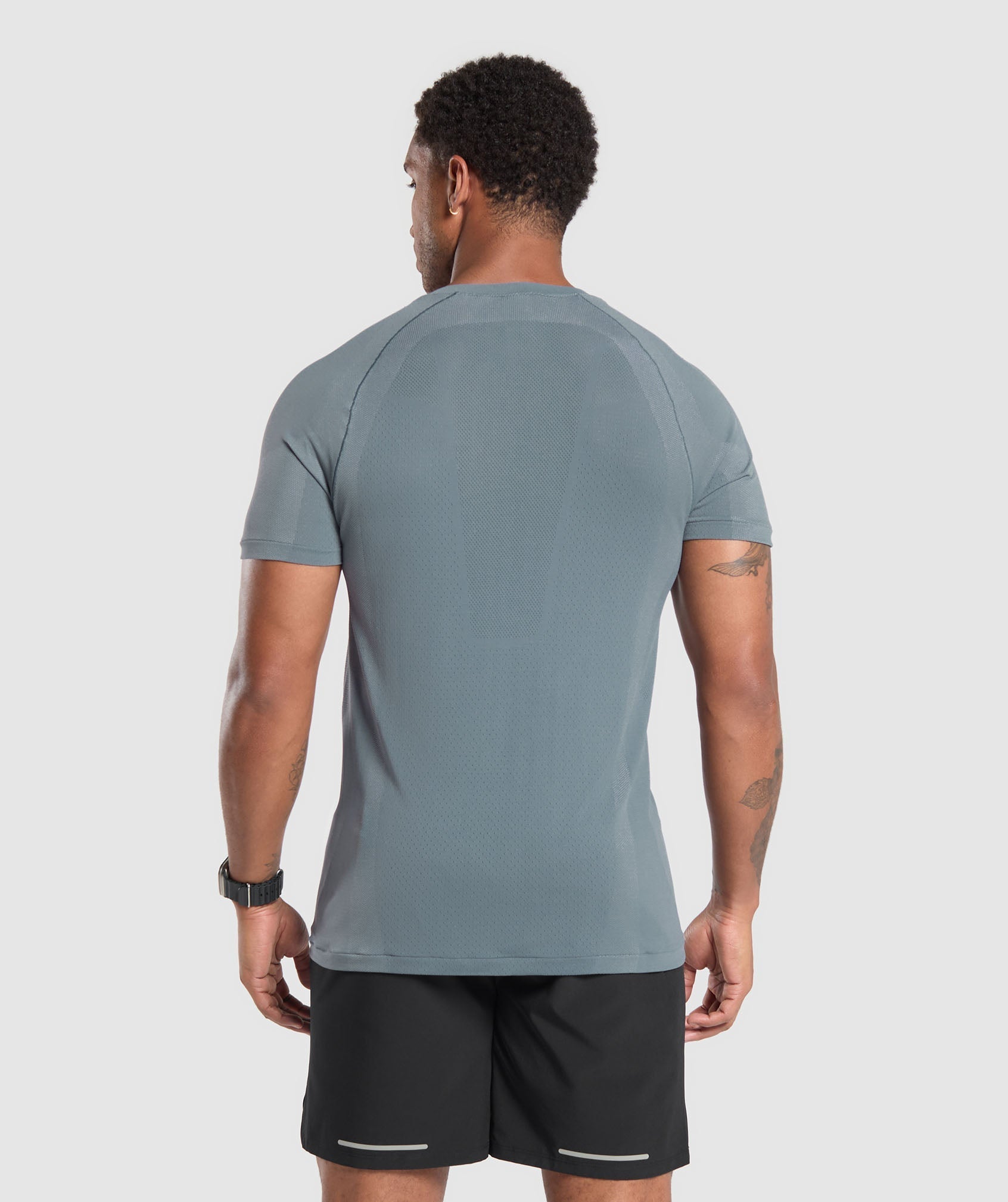 Apex Seamless T-Shirt Iron Blue/Cool Blue