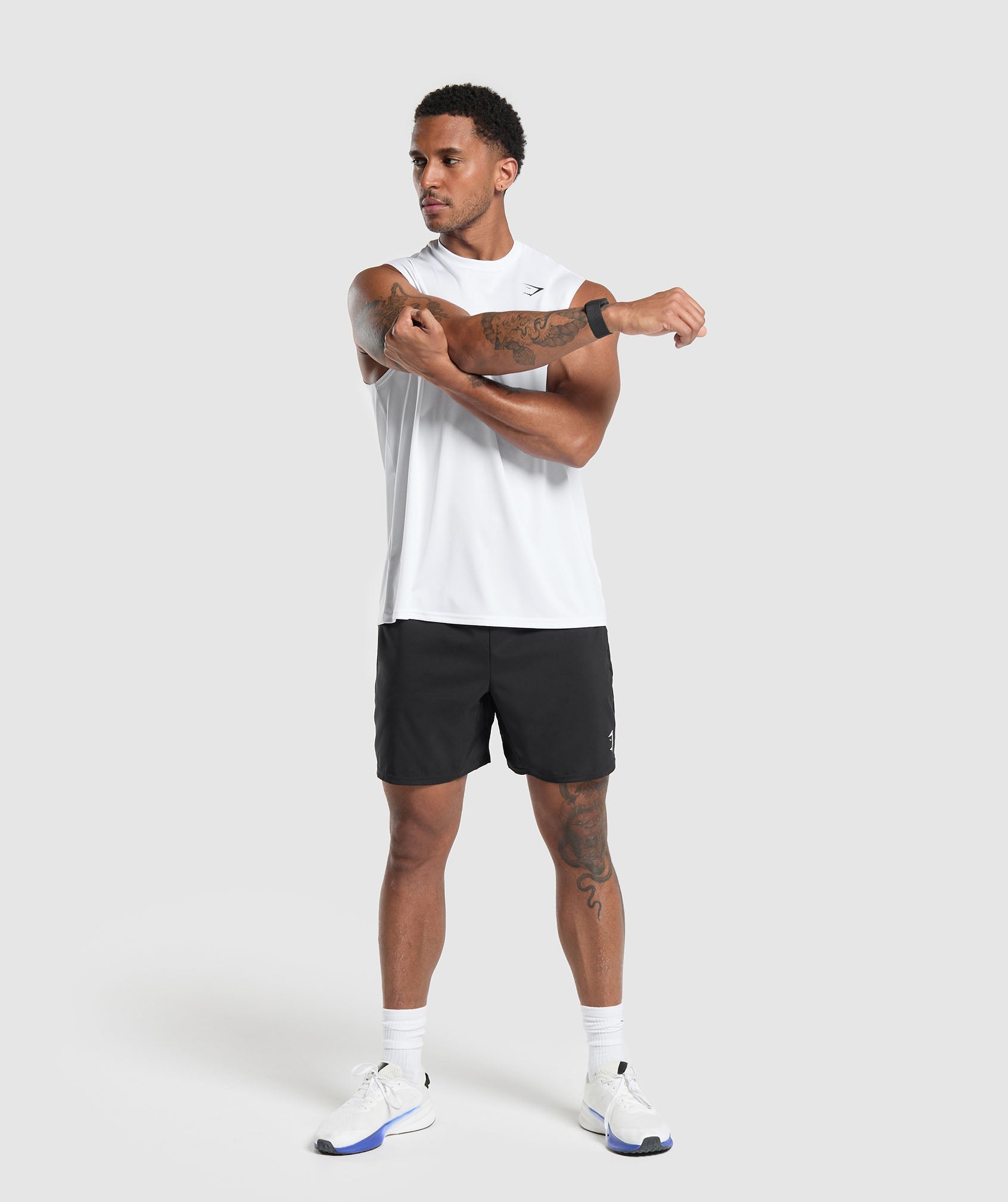 Oversized Performance Tank White
