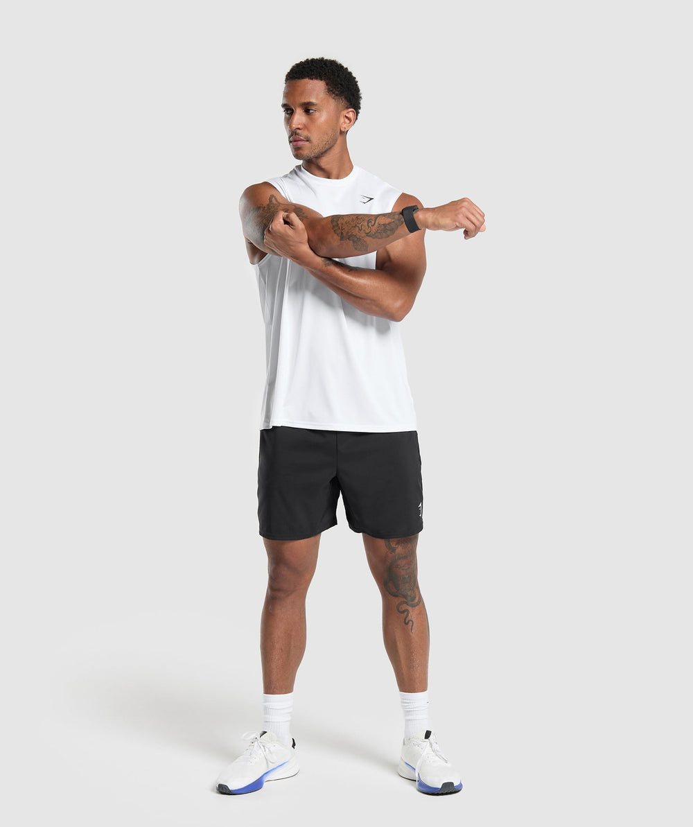 Oversized Performance Tank White