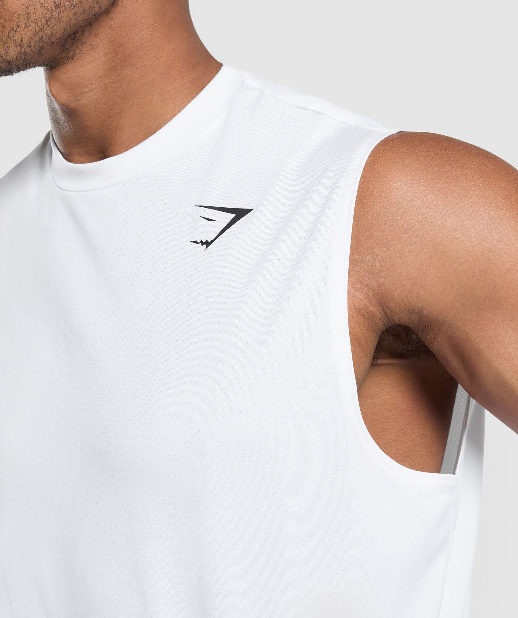 Oversized Performance Tank White