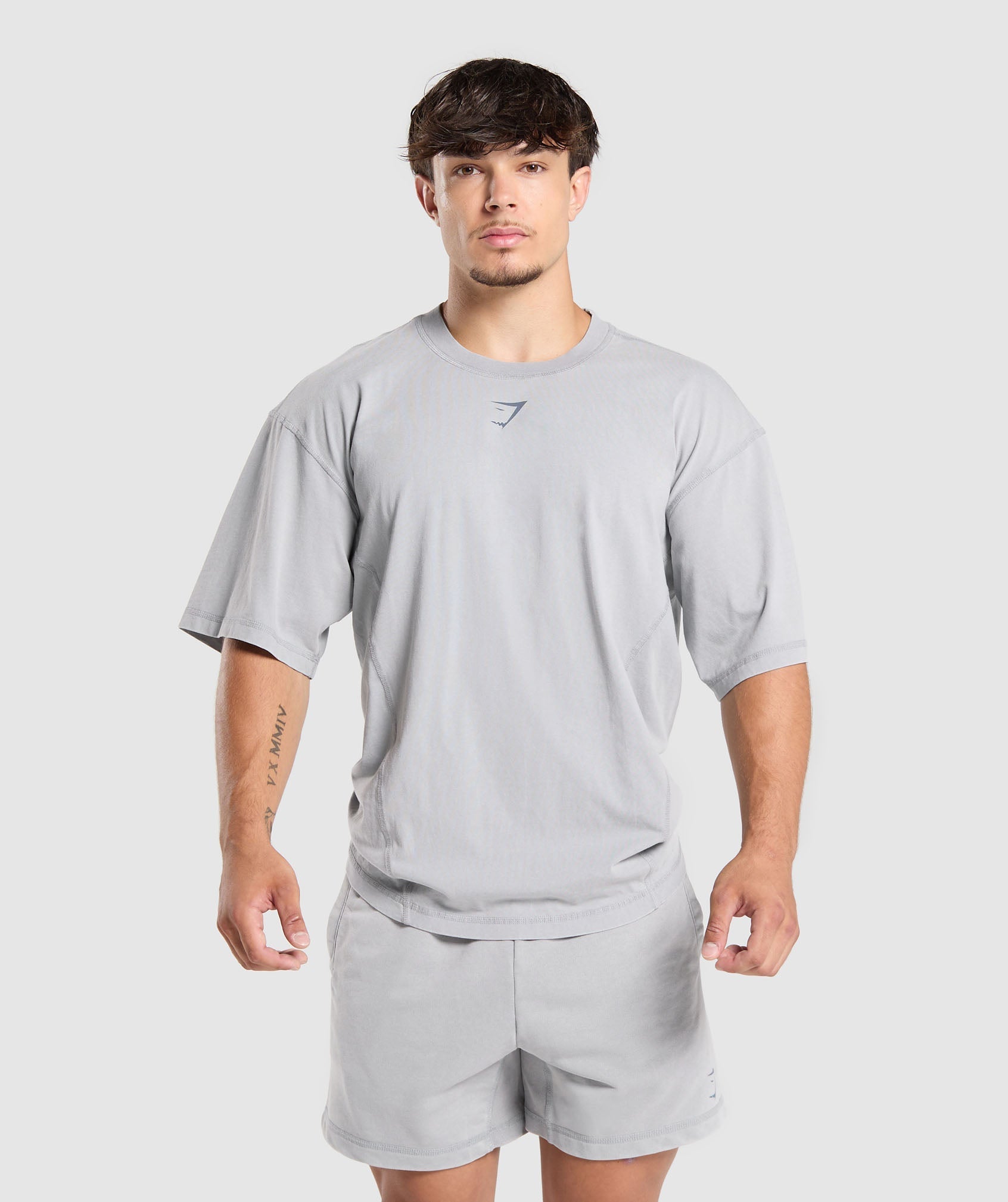 Heritage Washed T-Shirt Denim Grey