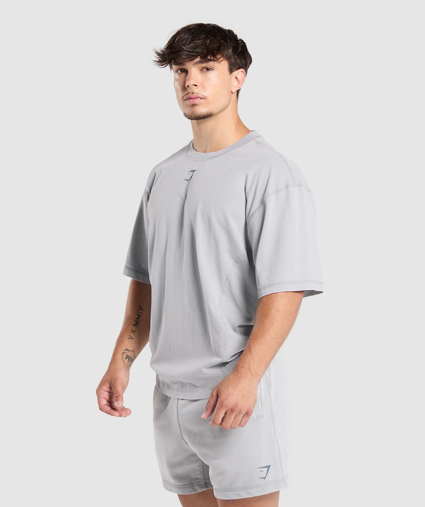 Heritage Washed T-Shirt Denim Grey