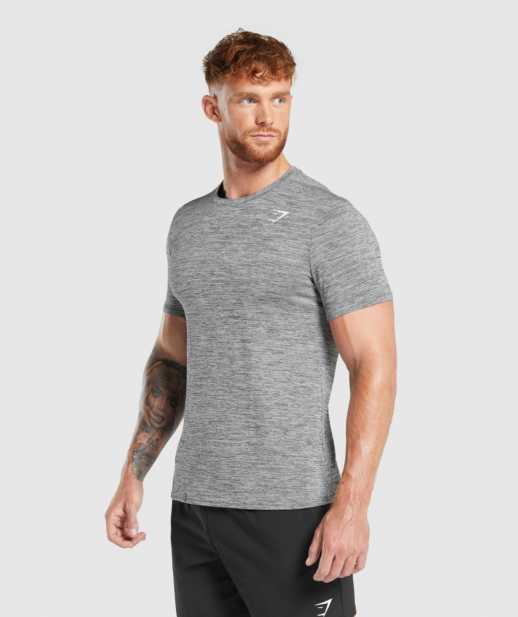 Arrival Marl T-Shirt Silhouette Grey/Light Grey Marl