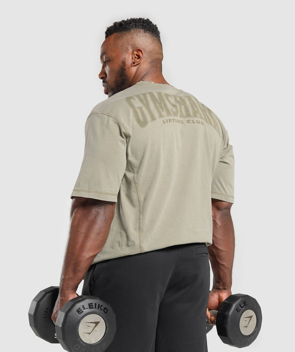 Heritage Washed T-Shirt Utility Green