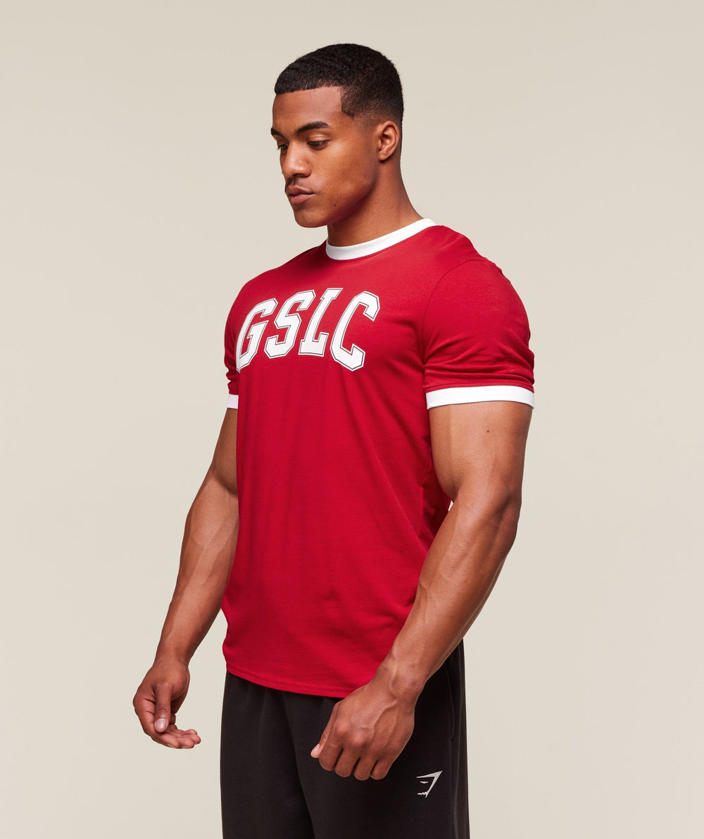GSLC Ringer T-Shirt Conditioning Red