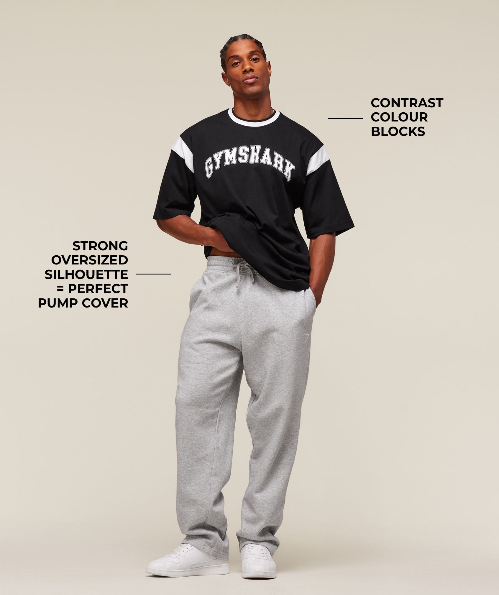GSLC Oversized T-Shirt Black/White