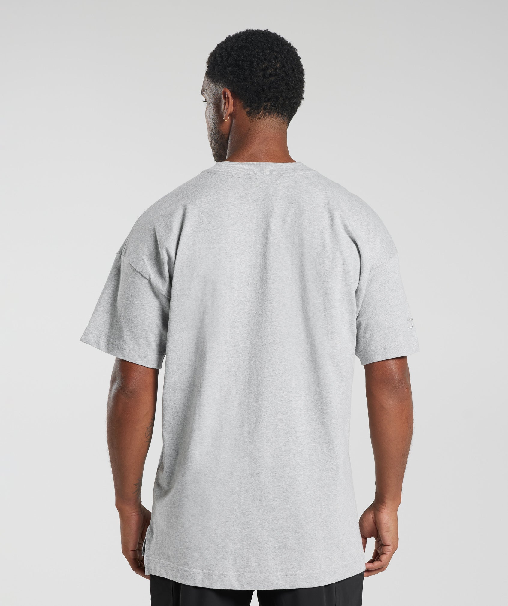Rest Day Essentials T-Shirt Light Grey Core Marl