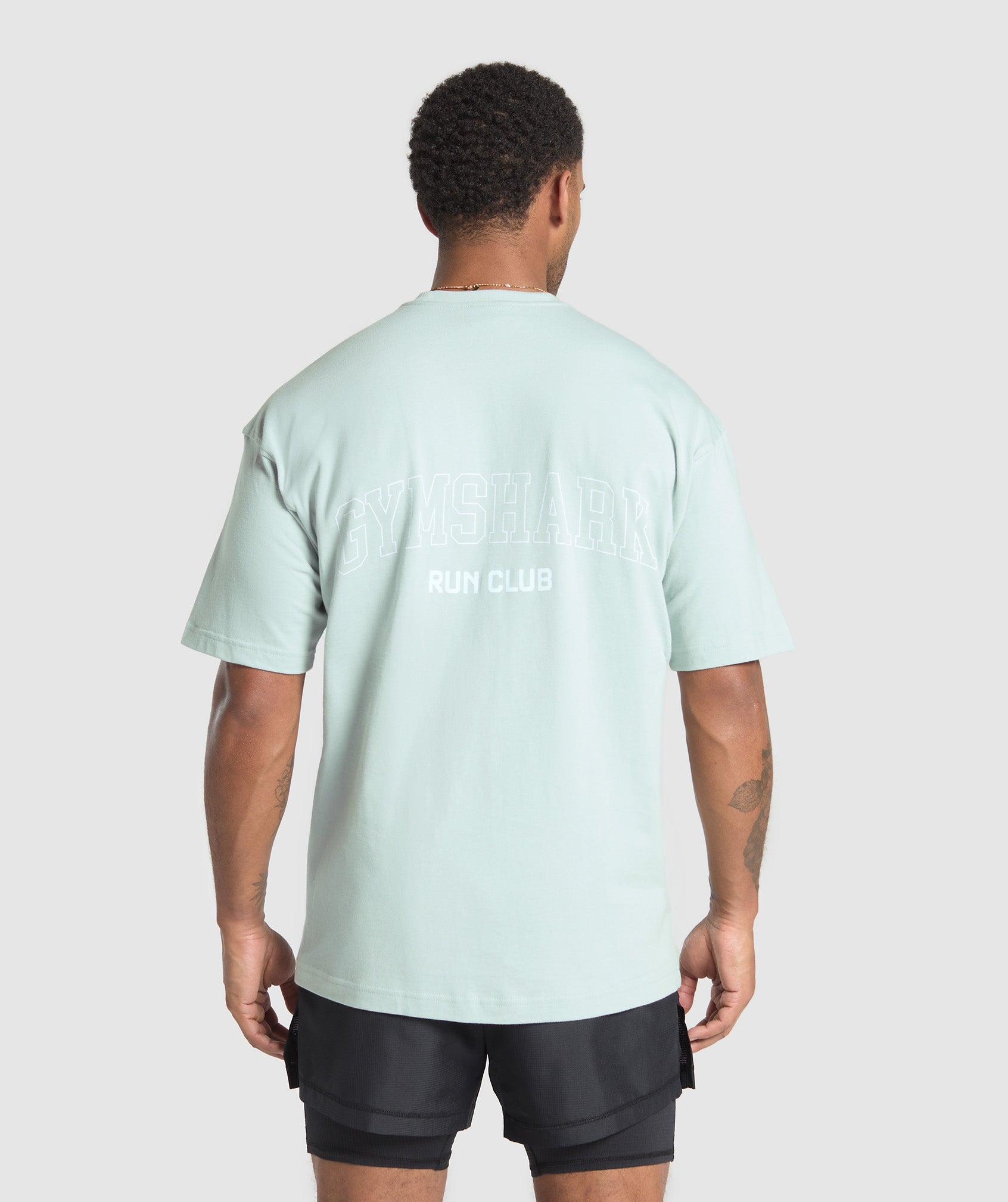 Running Graphic T-Shirt Cool Blue