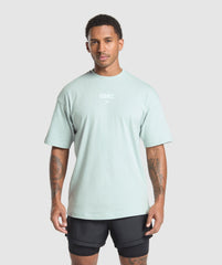 Running Graphic T-Shirt Cool Blue