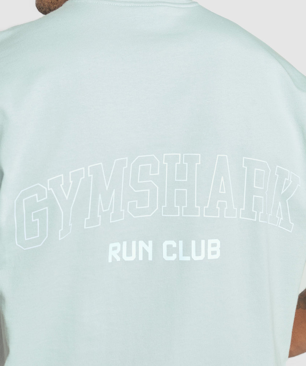 Running Graphic T-Shirt Cool Blue
