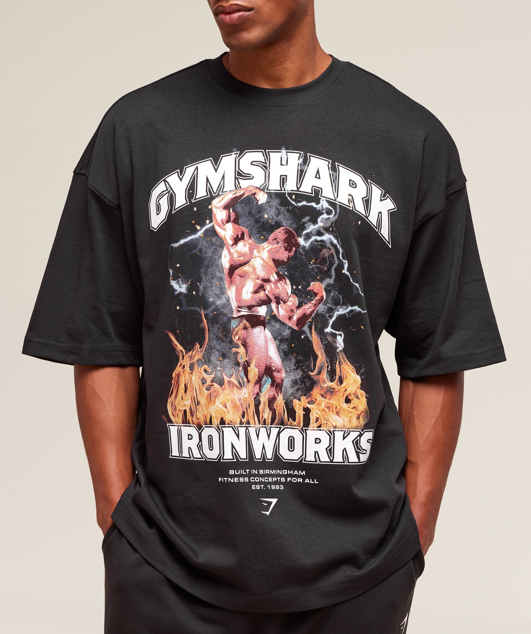 GS x Ironworks Graphic Tee Black
