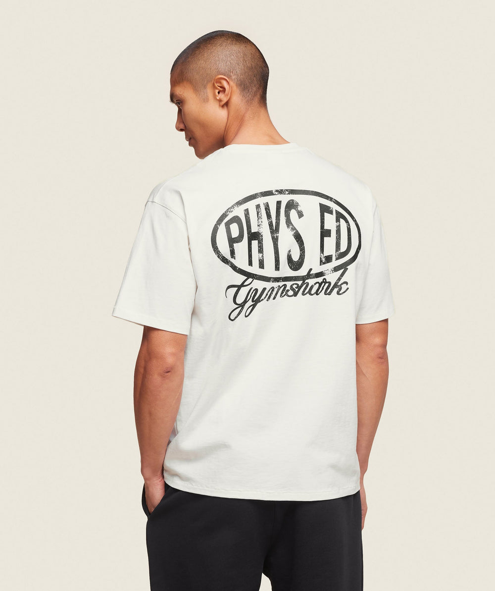 Phys Ed T-Shirt Soft White
